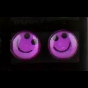 Hypoallergenic Emoji Smiley Purple face Earrings NEW
